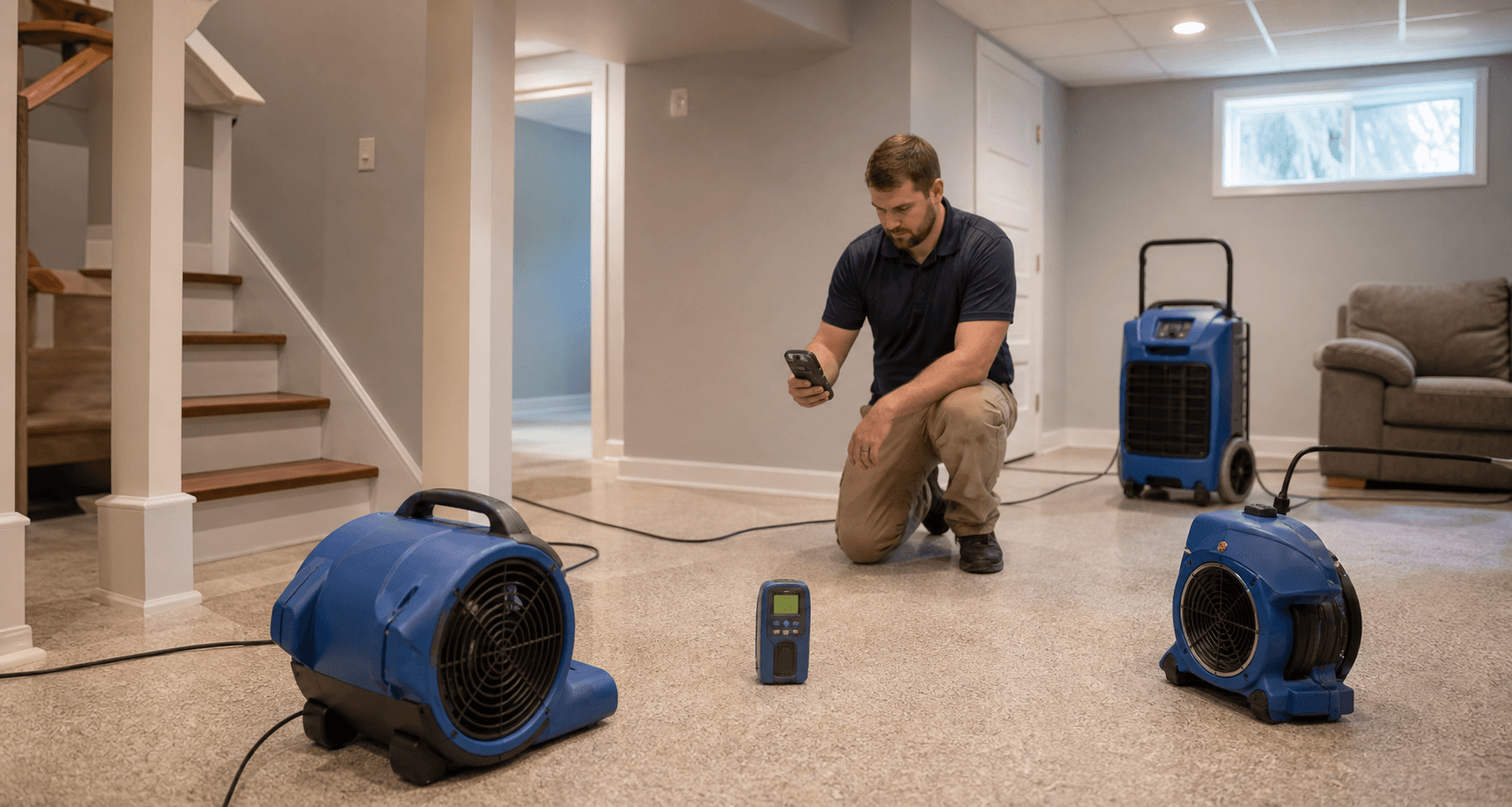 Water Damage Restoration service in Belvedere